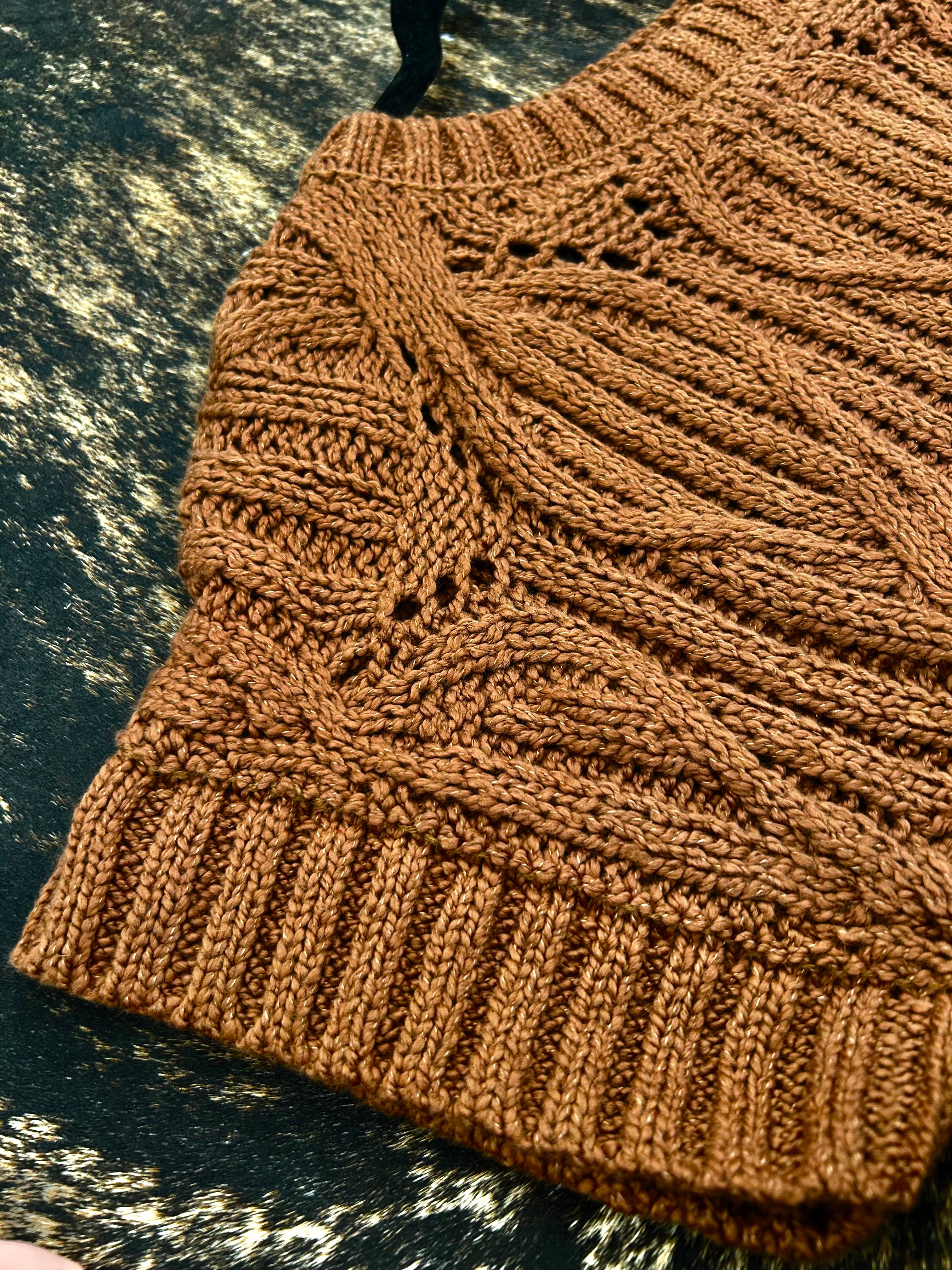 By The Fire- Cropped Sweater