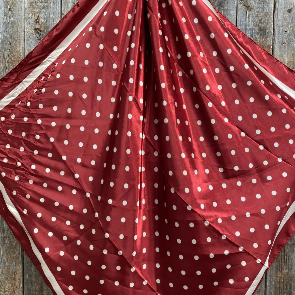 Red Polka Dot Wild Rag/Scarf