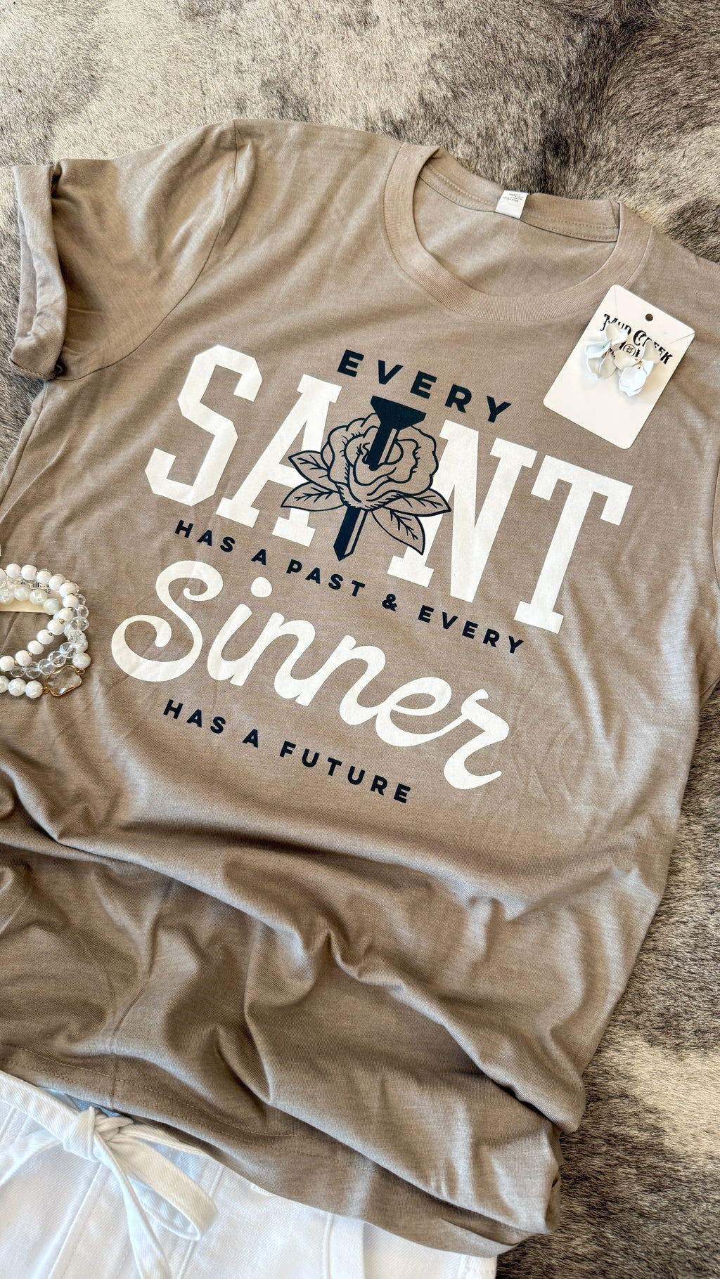 Every Saint Has a Past Tee by Ruby’s Rubbish®