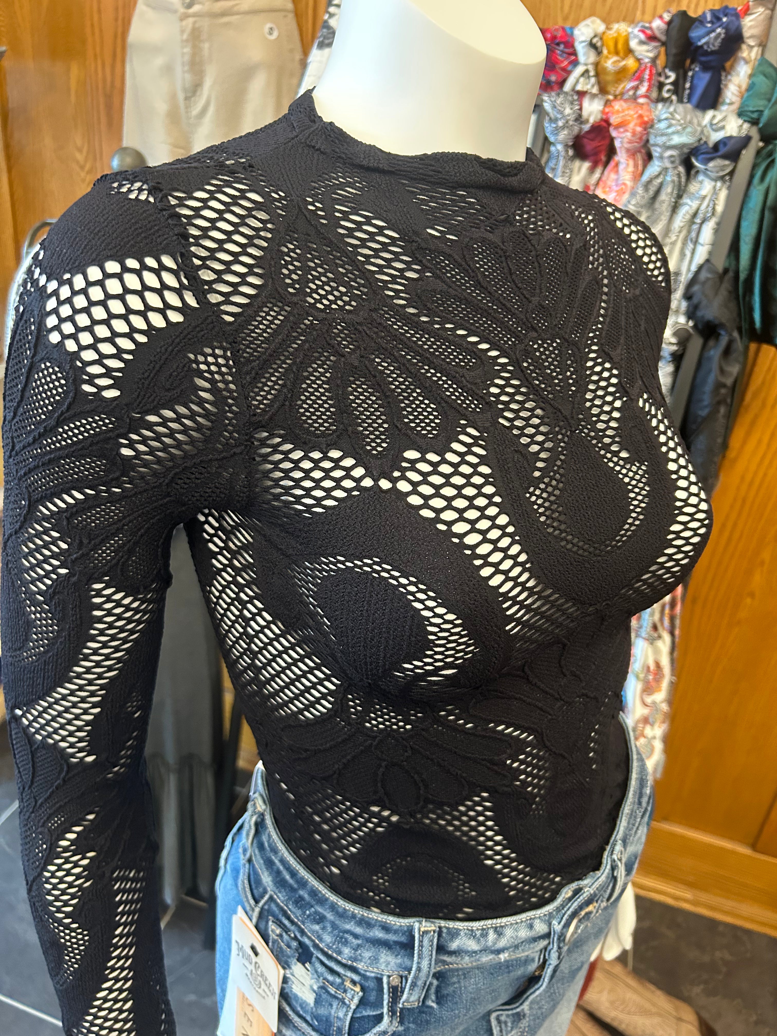 Midnight Rodeo - Lace Top