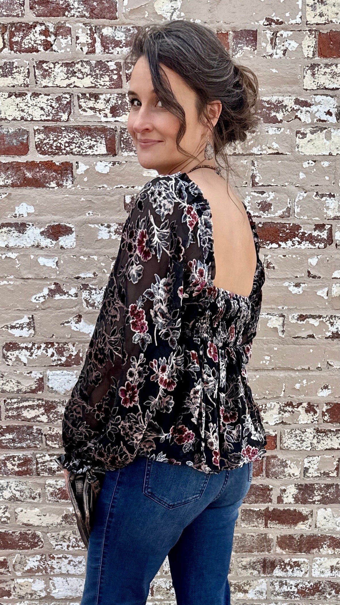 Black Velvet - Long Sleeve Shirt