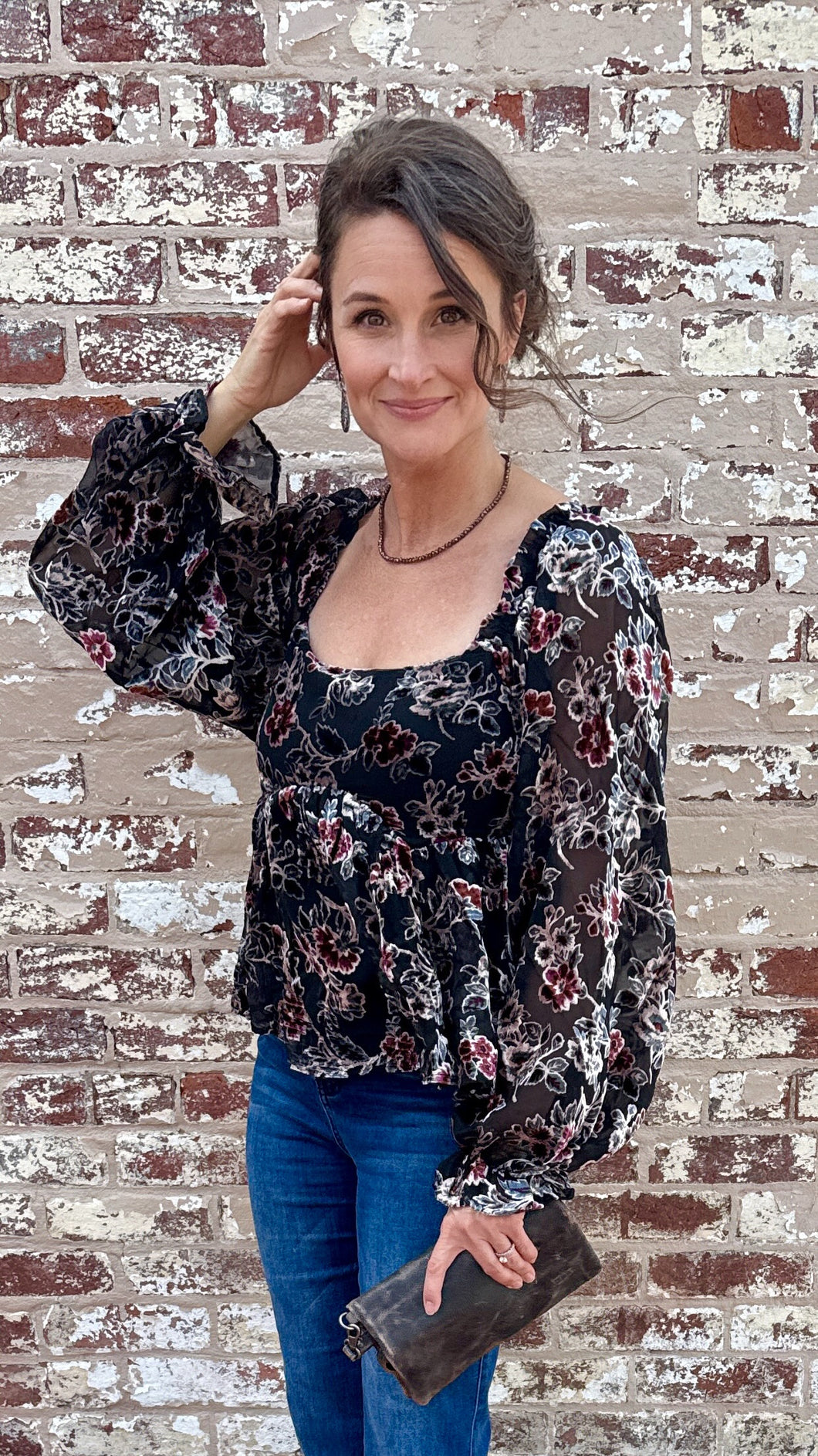 Black Velvet - Long Sleeve Shirt