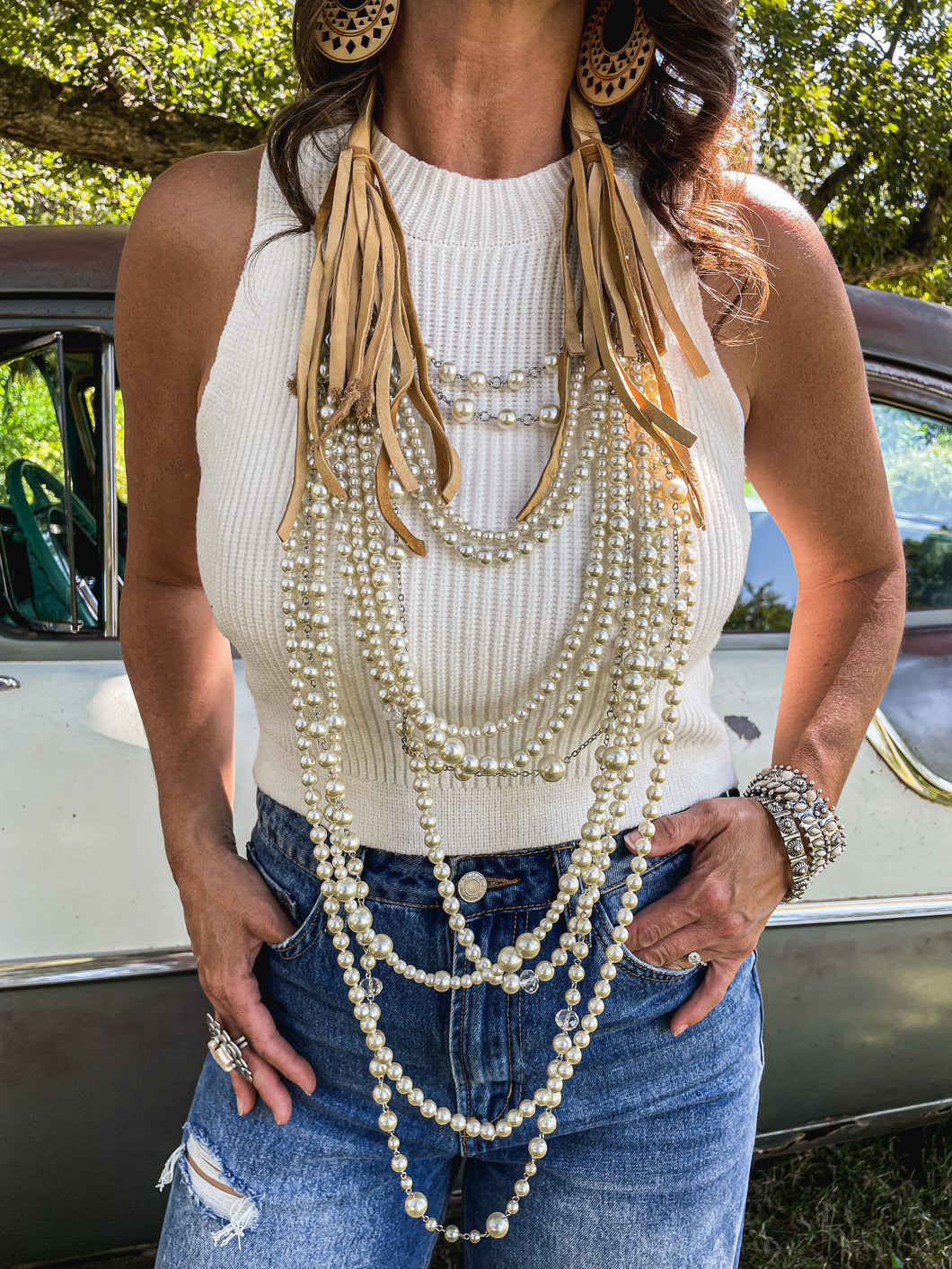 Annie, Get Your Pearls!! - Necklace