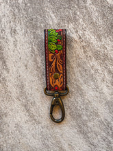 Load image into Gallery viewer, Tooled Leather Key Chain
