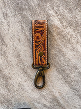 Load image into Gallery viewer, Tooled Leather Key Chain
