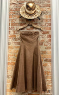 Holy Roller Brown Denim Dress