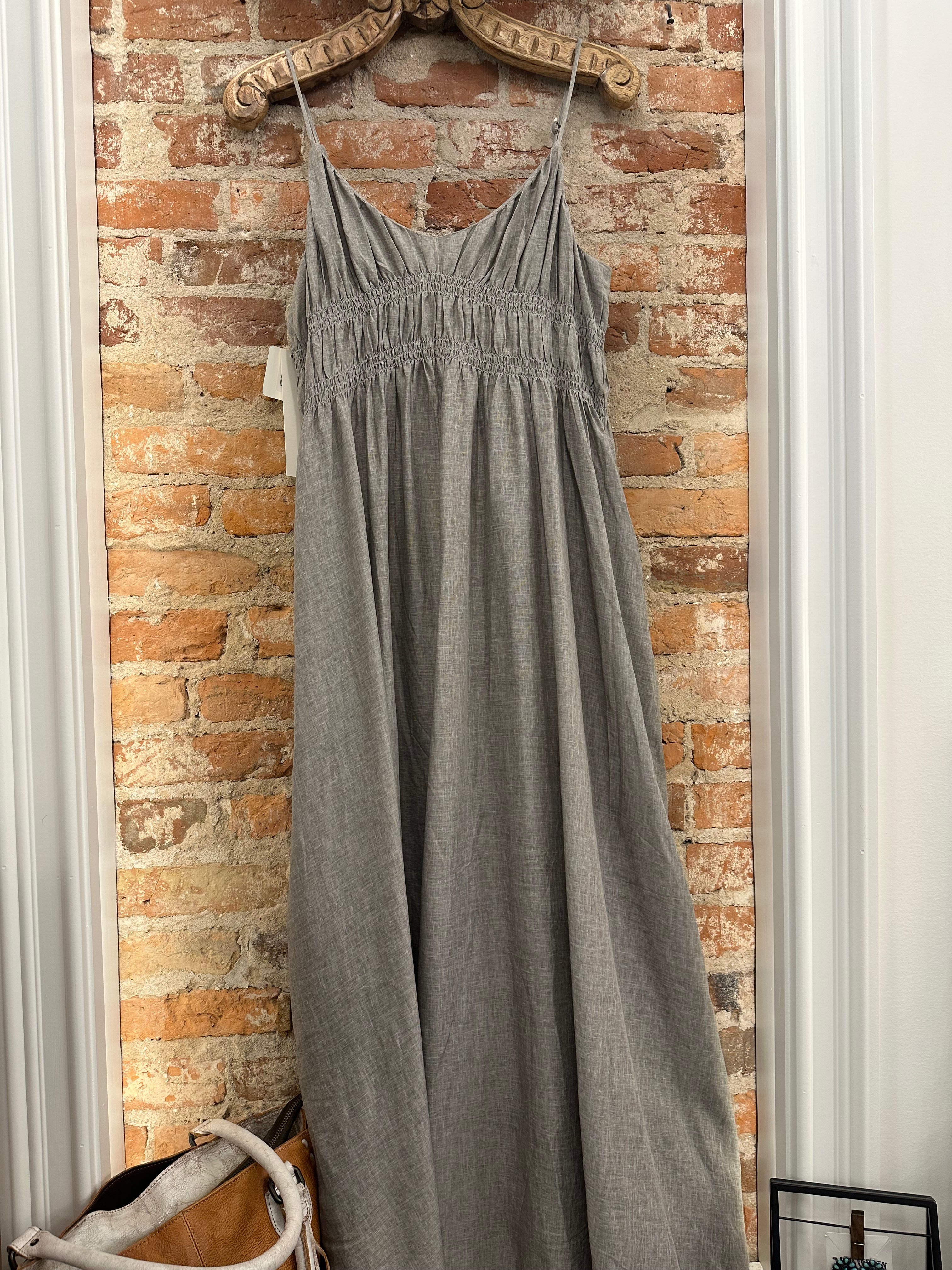 In Dreams- Linen Cami Dress