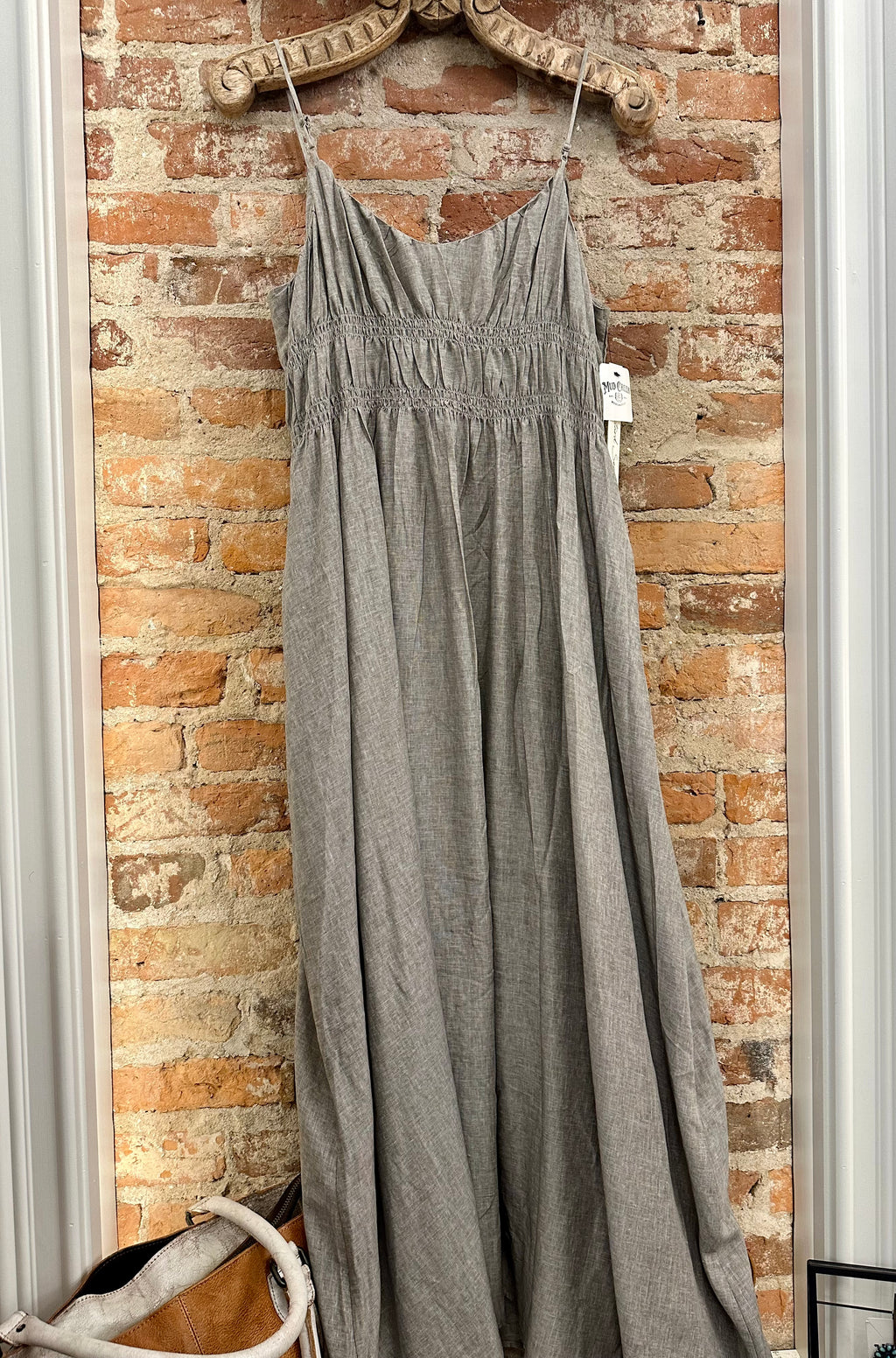 In Dreams- Linen Cami Dress
