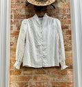 Easy Does It Crochet Ruffled Lace Blouse