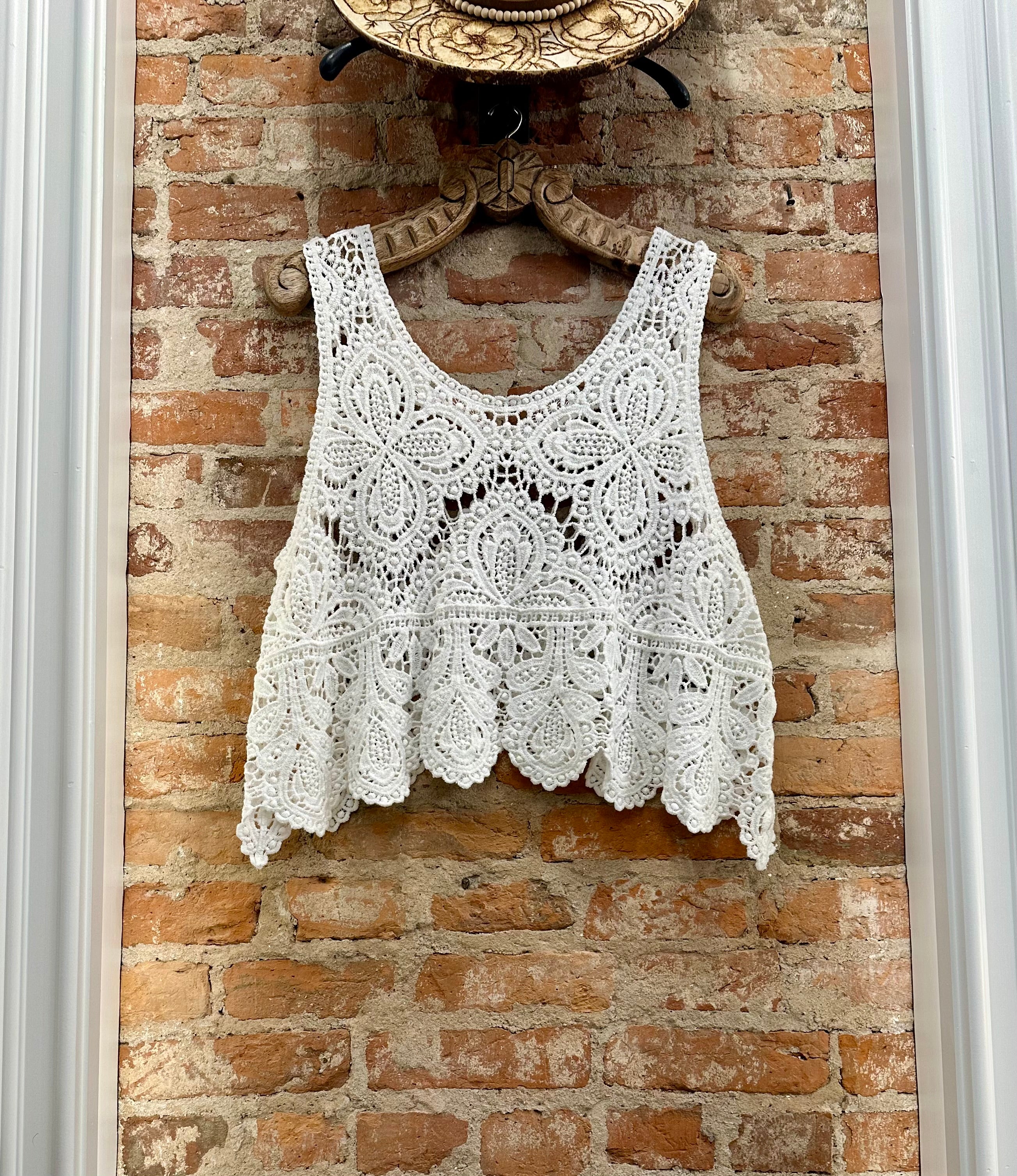 She’s a Keeper - Lace Tank Top