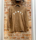HOWDY Puff Mineral Washed Long Sleeve Graphic