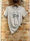 Jesus Loves You and I am Trying Graphic T-shirt