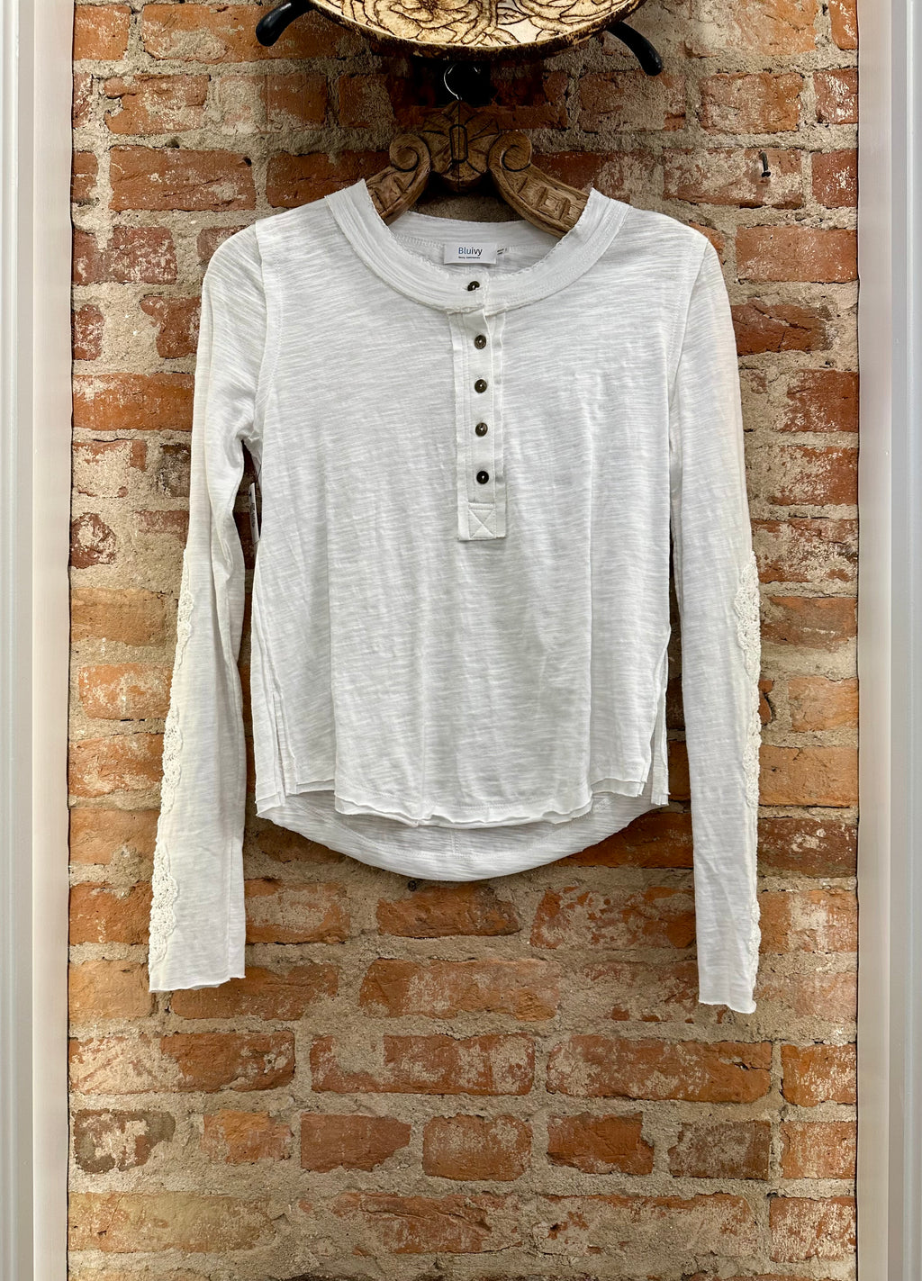 Waitin’ on the Sun Crochet PatchLong Sleeve Shirt