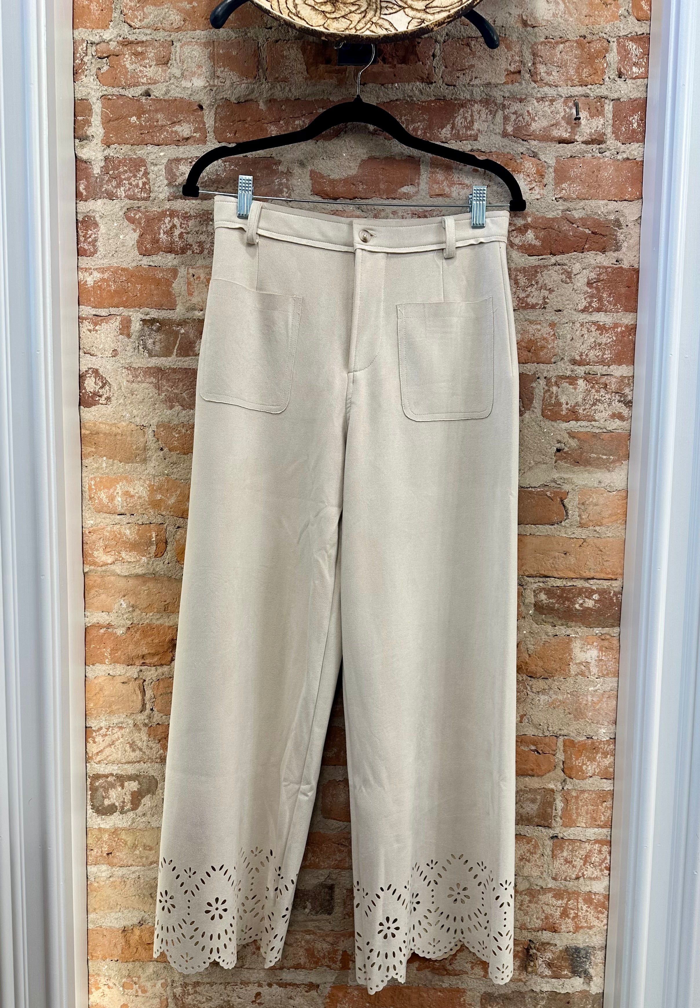 Cut From The Same Cloth- Suede Trousers