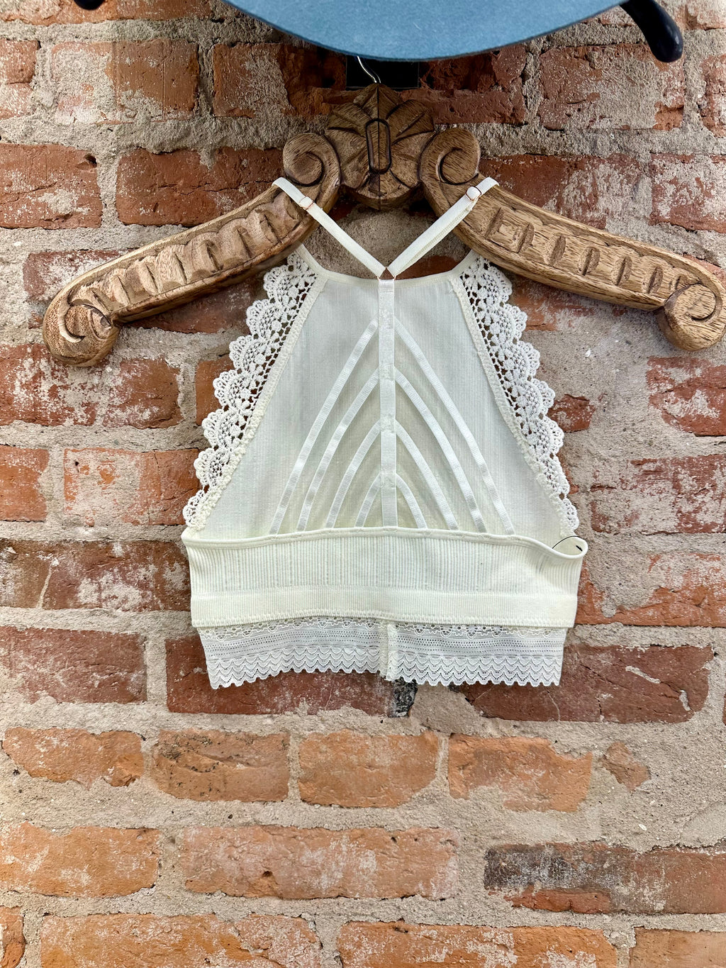Light Of The Moon Crochet Trim Bralette