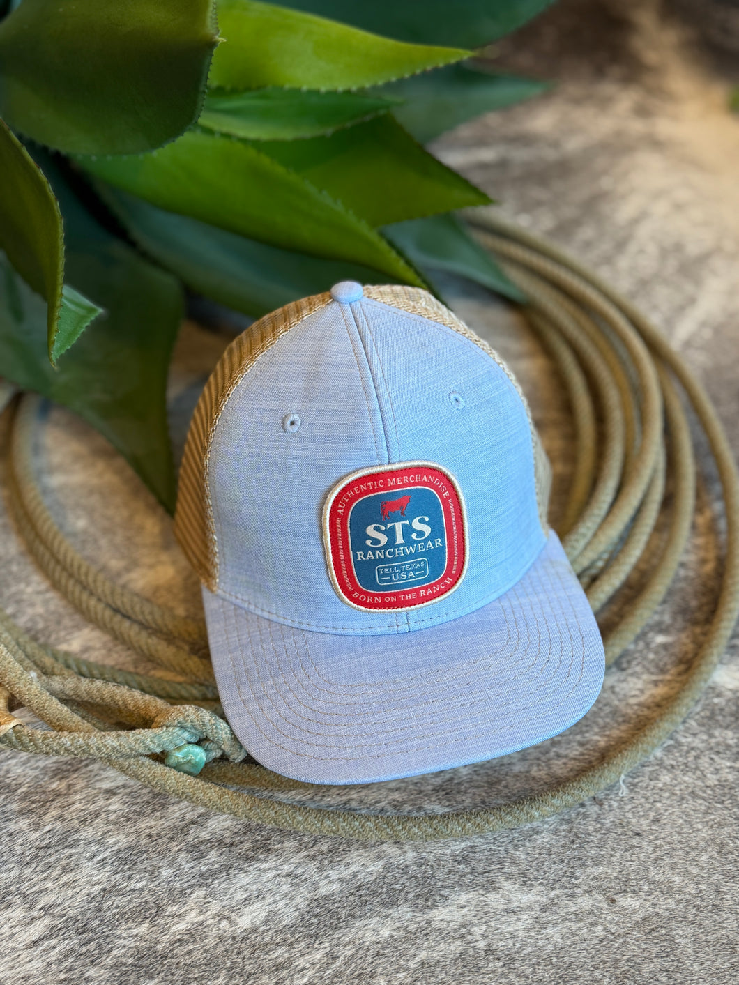 STS Ranch Trucker Hat - Light Chambray