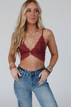 Load image into Gallery viewer, Butterfly Beauty Bralette - Wine
