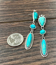 Load image into Gallery viewer, Grace Like Rain Turquoise Post Earrings
