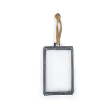 Load image into Gallery viewer, Small Ornament Frame with Zinc Finish 1.5&quot; x 2.5&quot;
