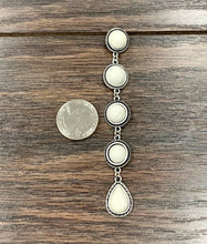 Load image into Gallery viewer, Something More White Turquoise Earrings
