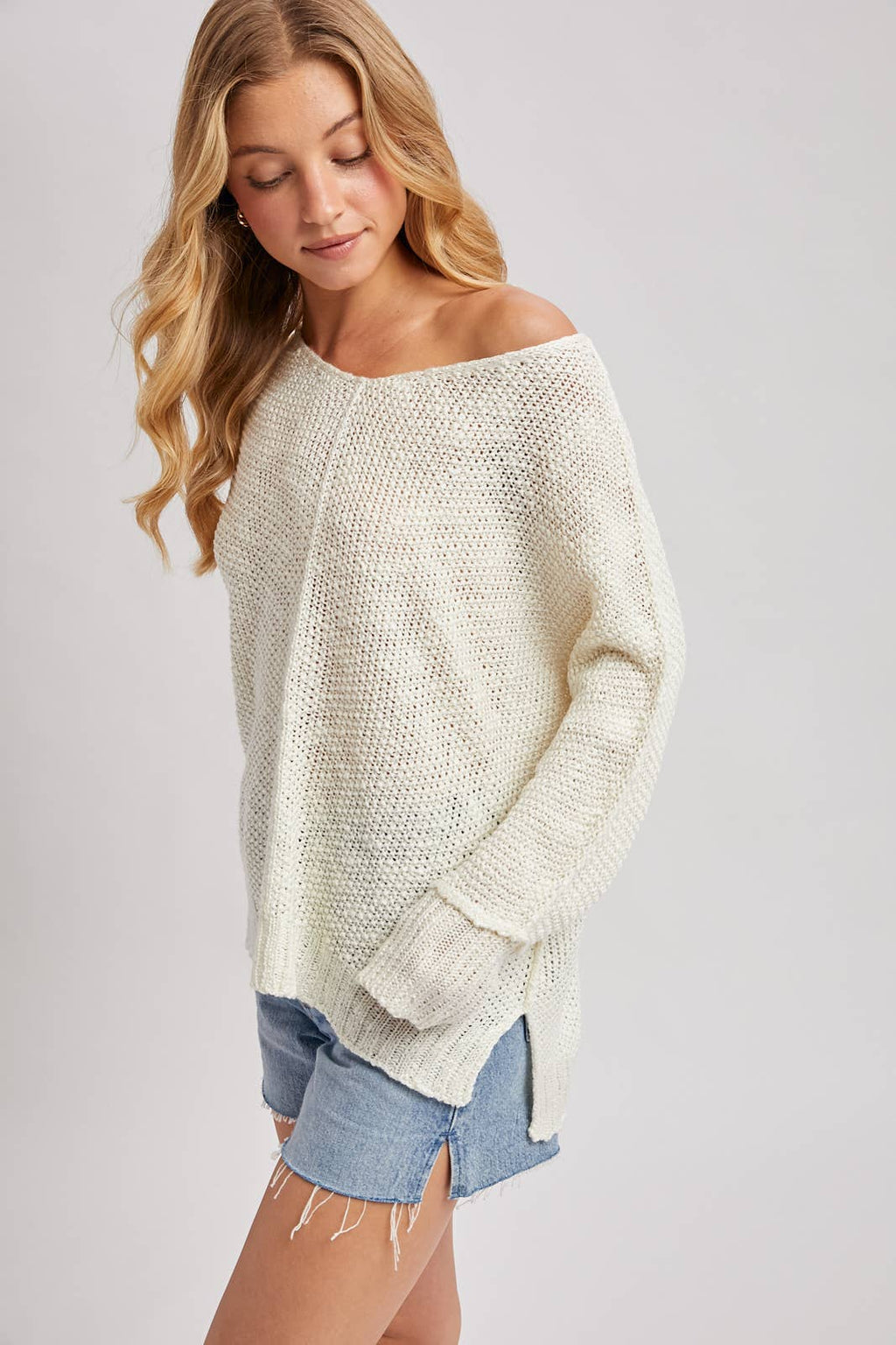 She Won’t Be Lonely Long- Loose Sweater