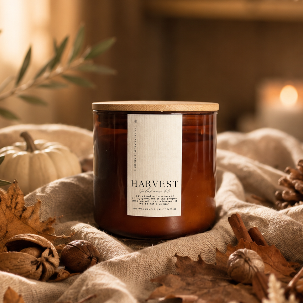 Harvest | Mulled Apple Cider | 15oz Fall Candle