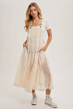 Load image into Gallery viewer, LACE EMBROIDERED TULLE BIB MAXI DRESS
