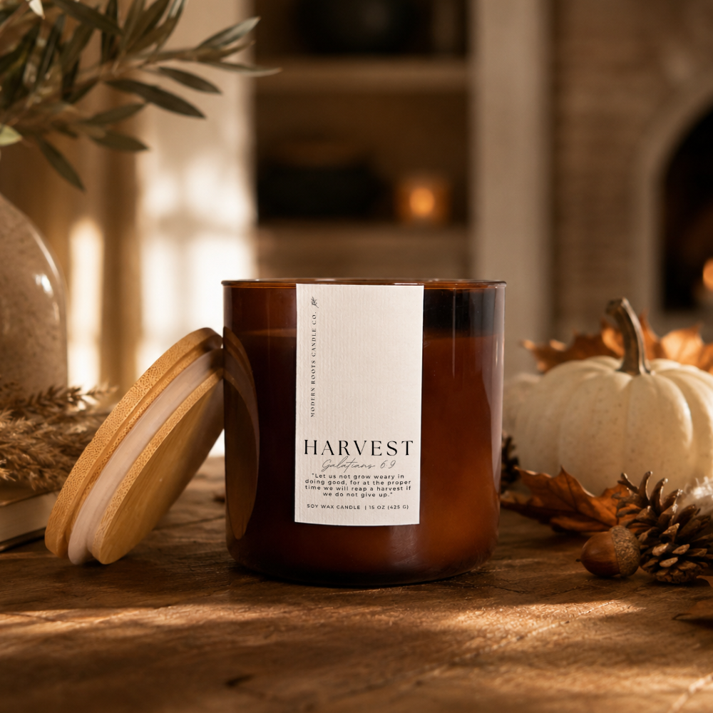 Harvest | Mulled Apple Cider | 15oz Fall Candle