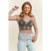 Load image into Gallery viewer, South Side of Heaven Lace Layering Top
