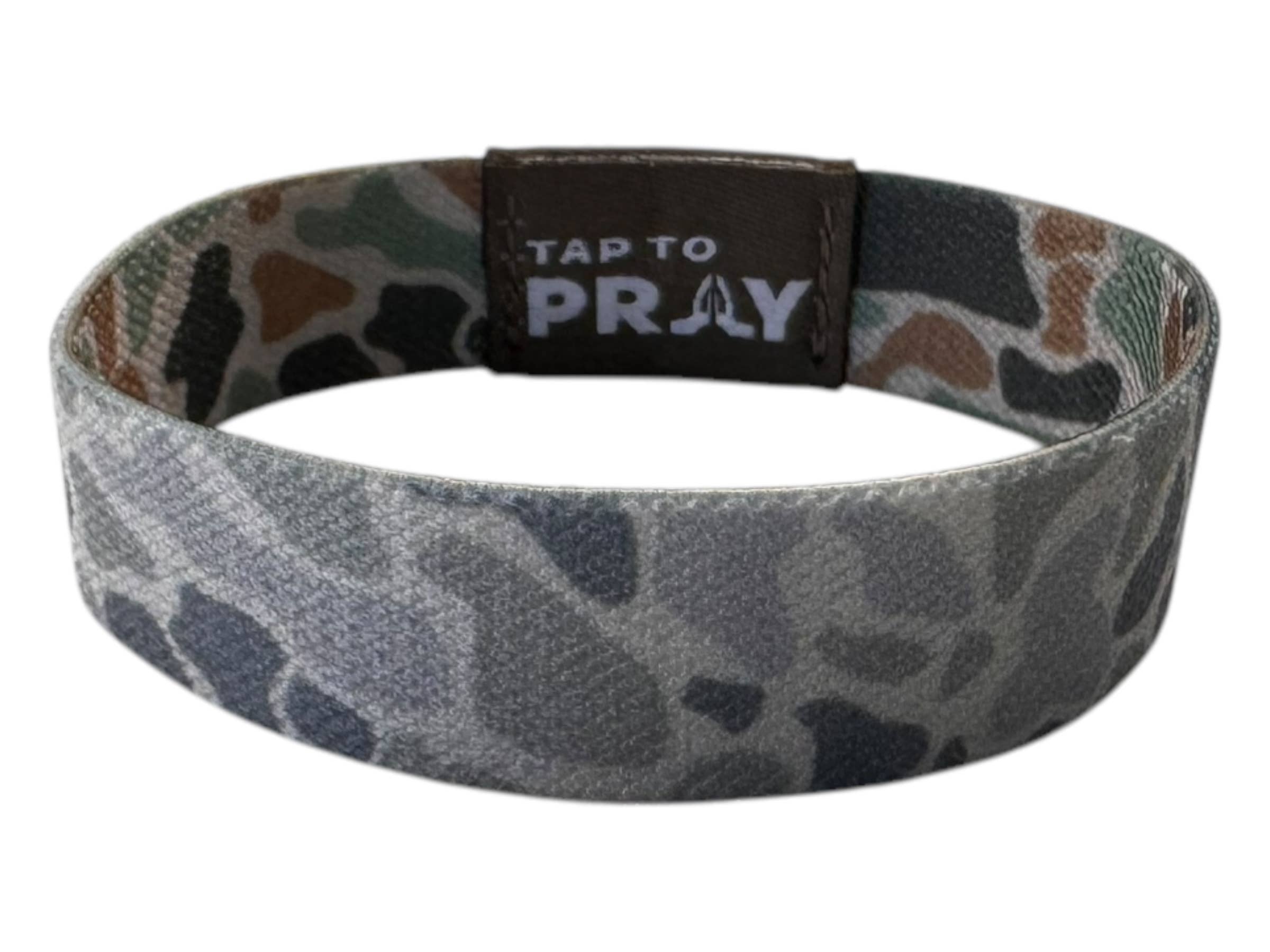 Tap To Pray™ Wristbands - River Rock Camo Classic & Sage