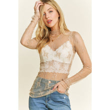 Load image into Gallery viewer, South Side of Heaven Lace Layering Top
