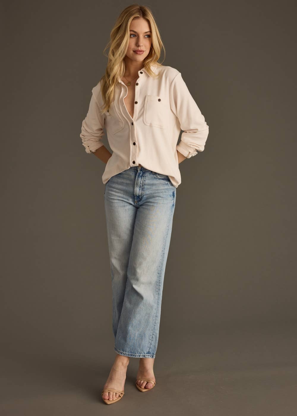 Easy Does It Super Soft Button Up