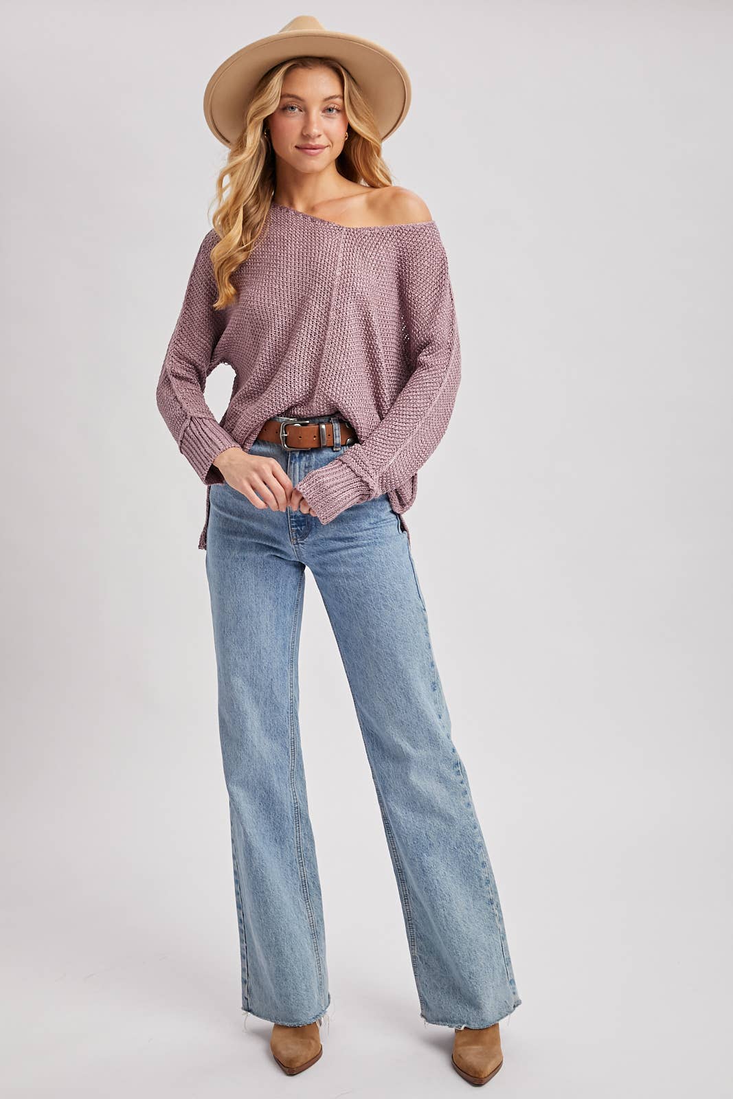 She Won’t Be Lonely Long- Loose Sweater