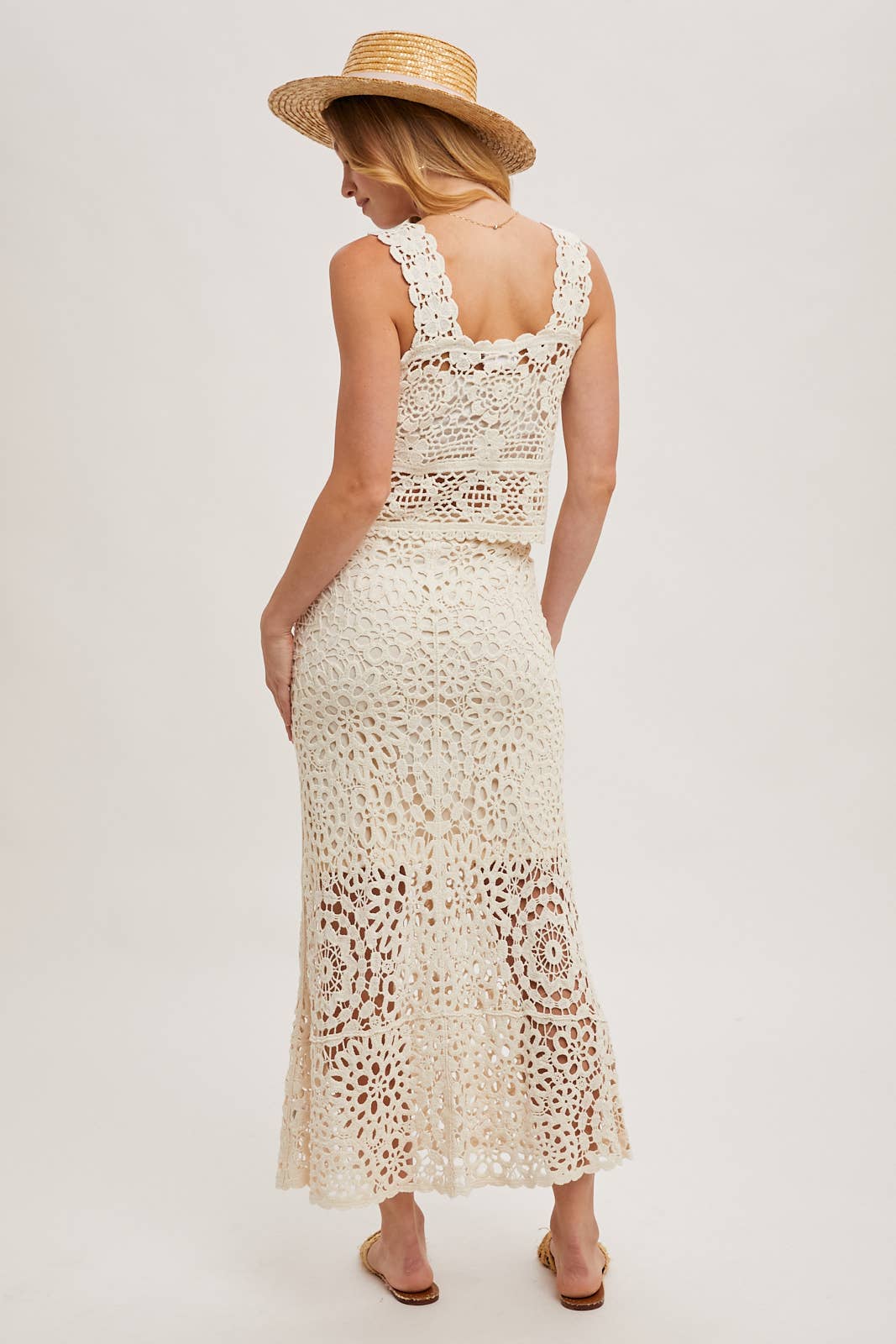 Bring the Spring Crochet Skirt with Lining