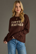 Load image into Gallery viewer, Coffee Weather Sweater
