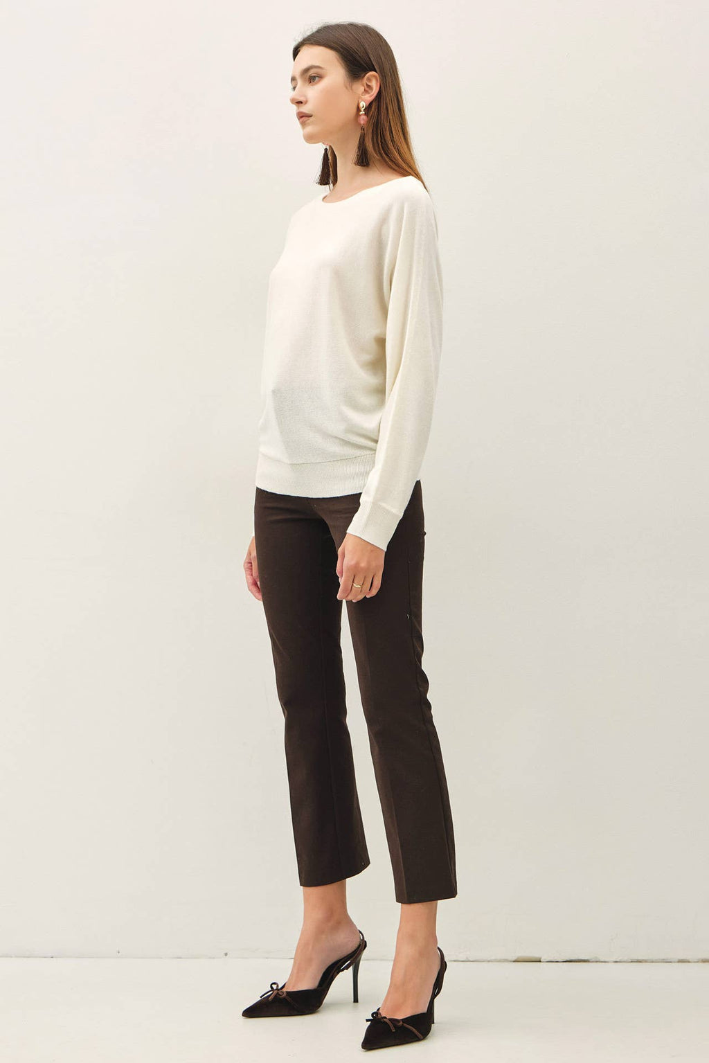 Grace- Boat Neck Fine Sweater