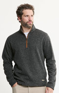 Stretch Sweater Fleece Quarter Zip Pullover