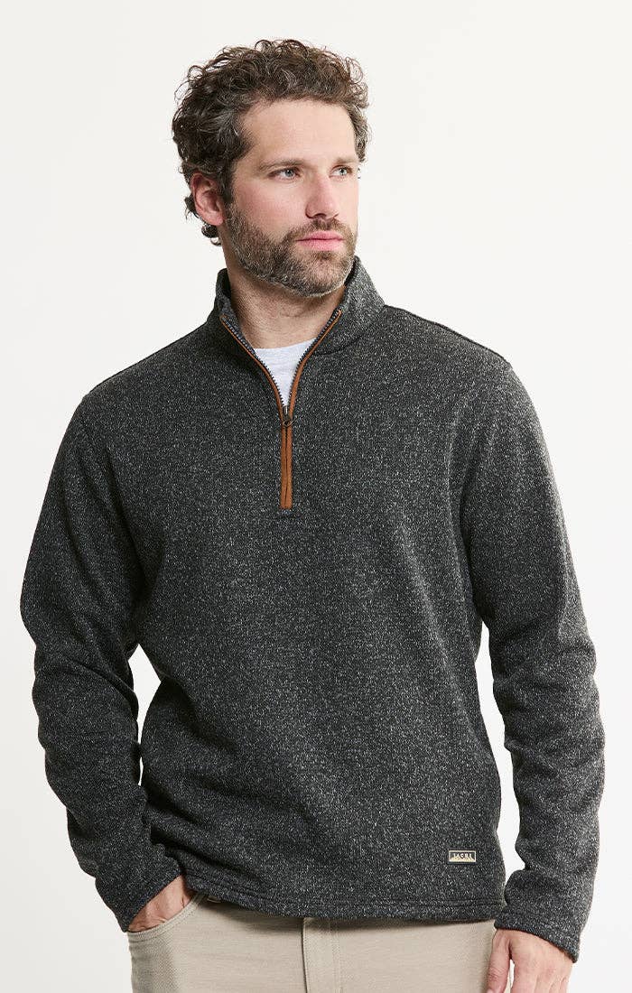 Stretch Sweater Fleece Quarter Zip Pullover