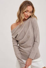 Load image into Gallery viewer, If We’re Honest One Shoulder Sweater
