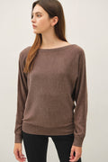 Grace- Boat Neck Fine Sweater
