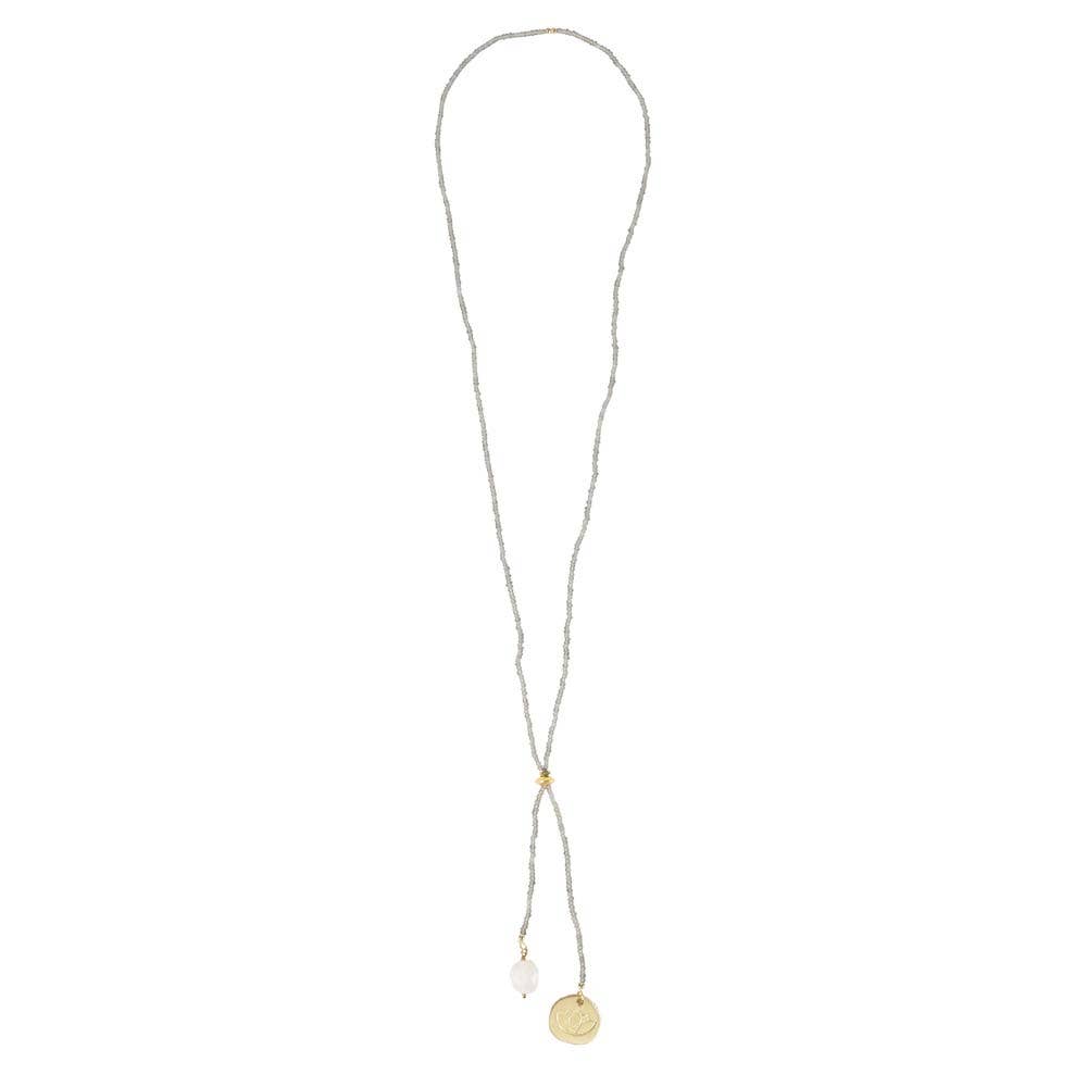 Moonbeam Lariat Necklace