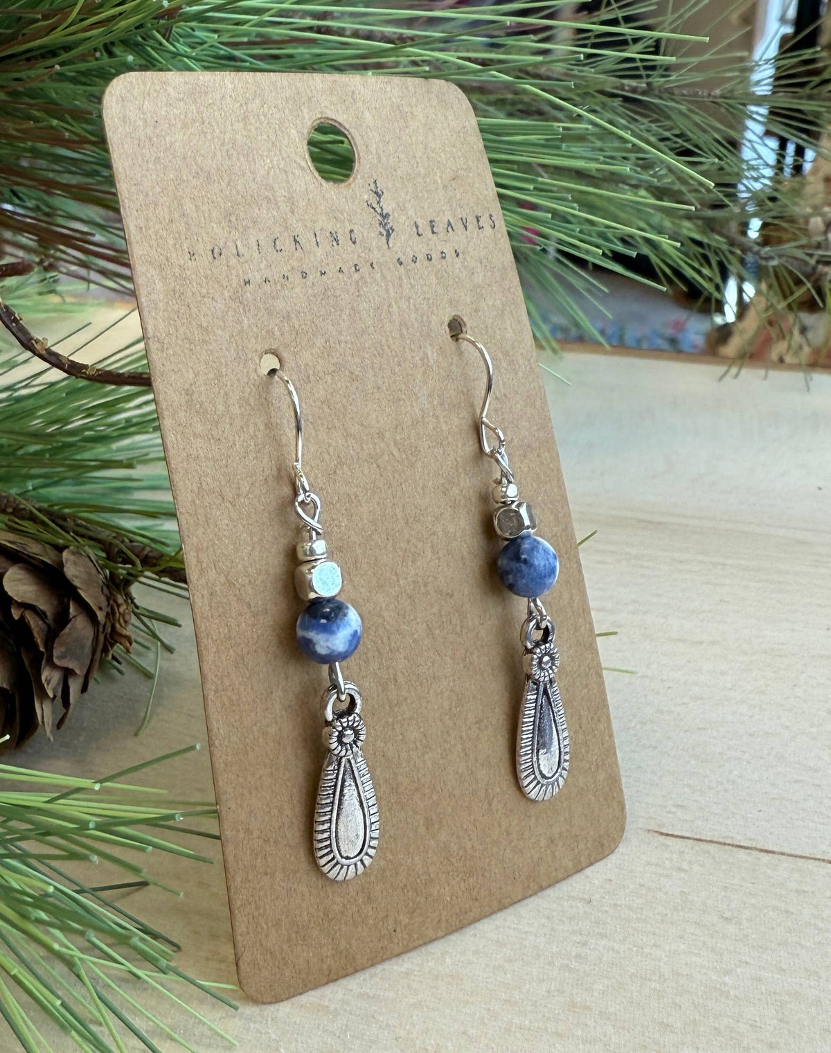 Morgan-Sodalite Boho Earrings