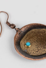 Load image into Gallery viewer, Adrift Hammered Copper Earrings
