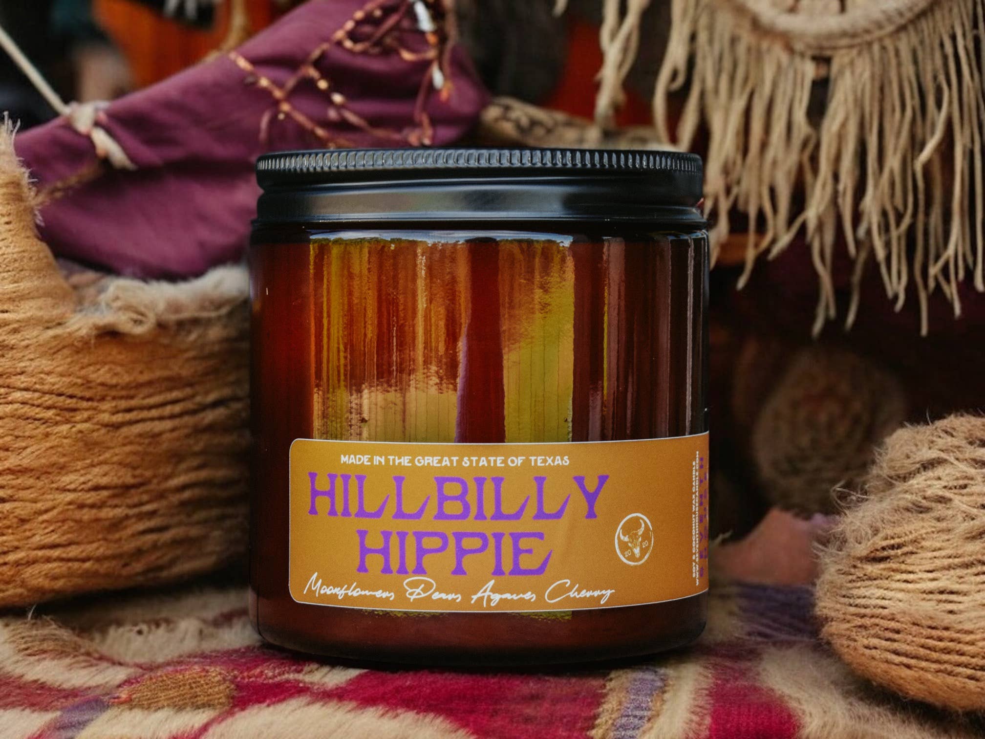 Hillbilly Hippie - Cherry Blossom & Agave Candle