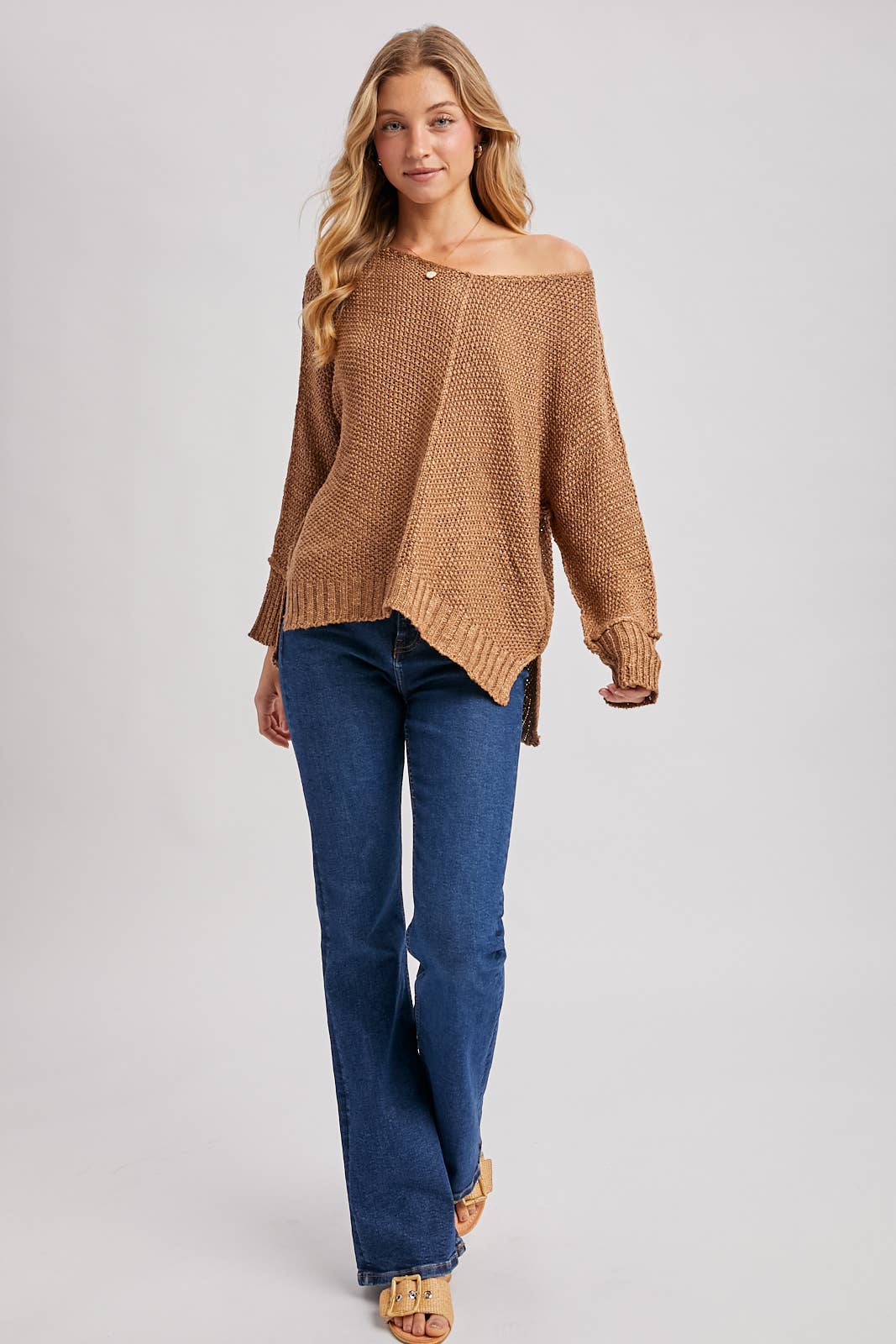She Won’t Be Lonely Long- Loose Sweater