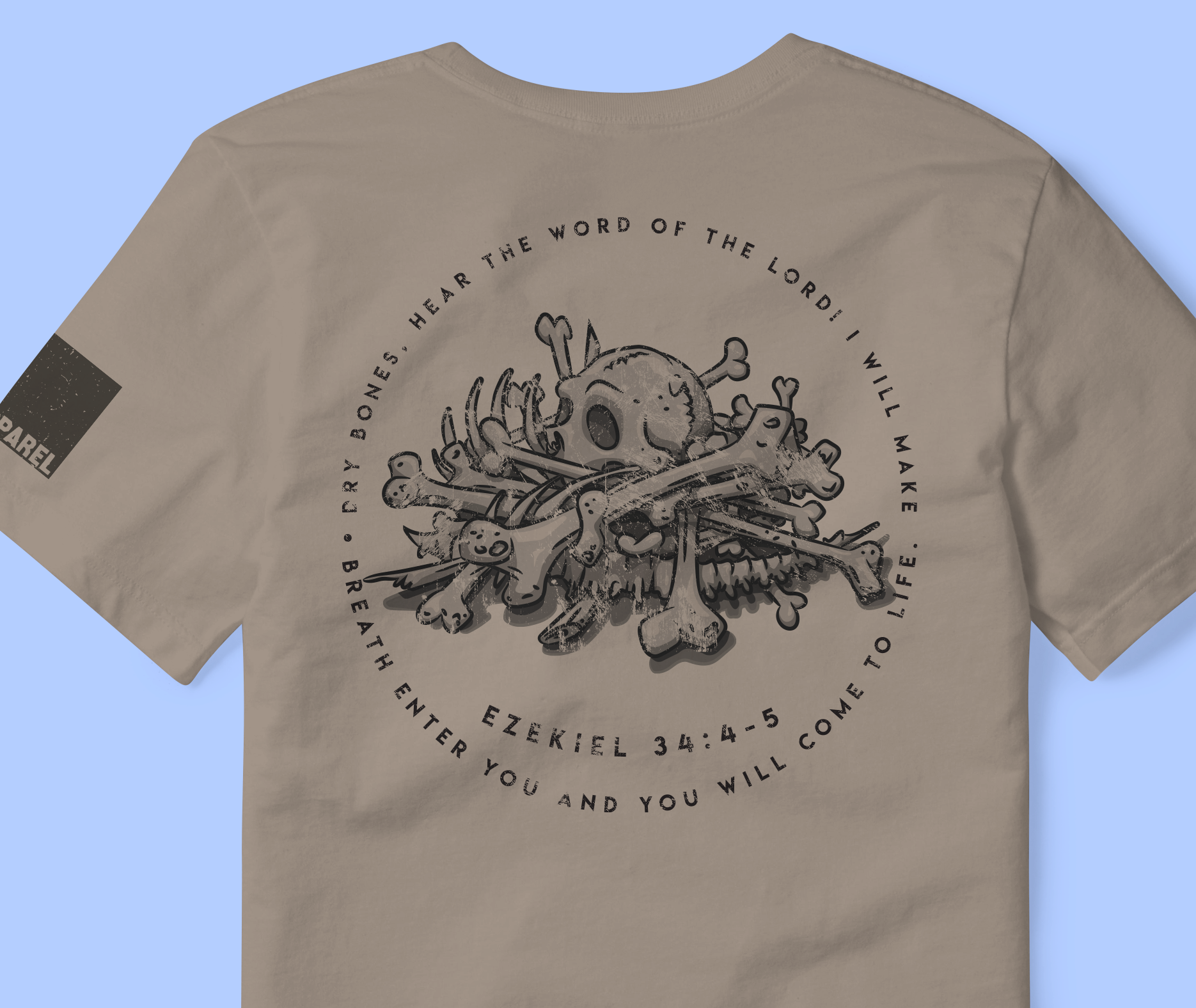 Dry Bones Christian Graphic Tee