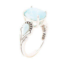 Load image into Gallery viewer, Fit to be Queen Larimar Ring
