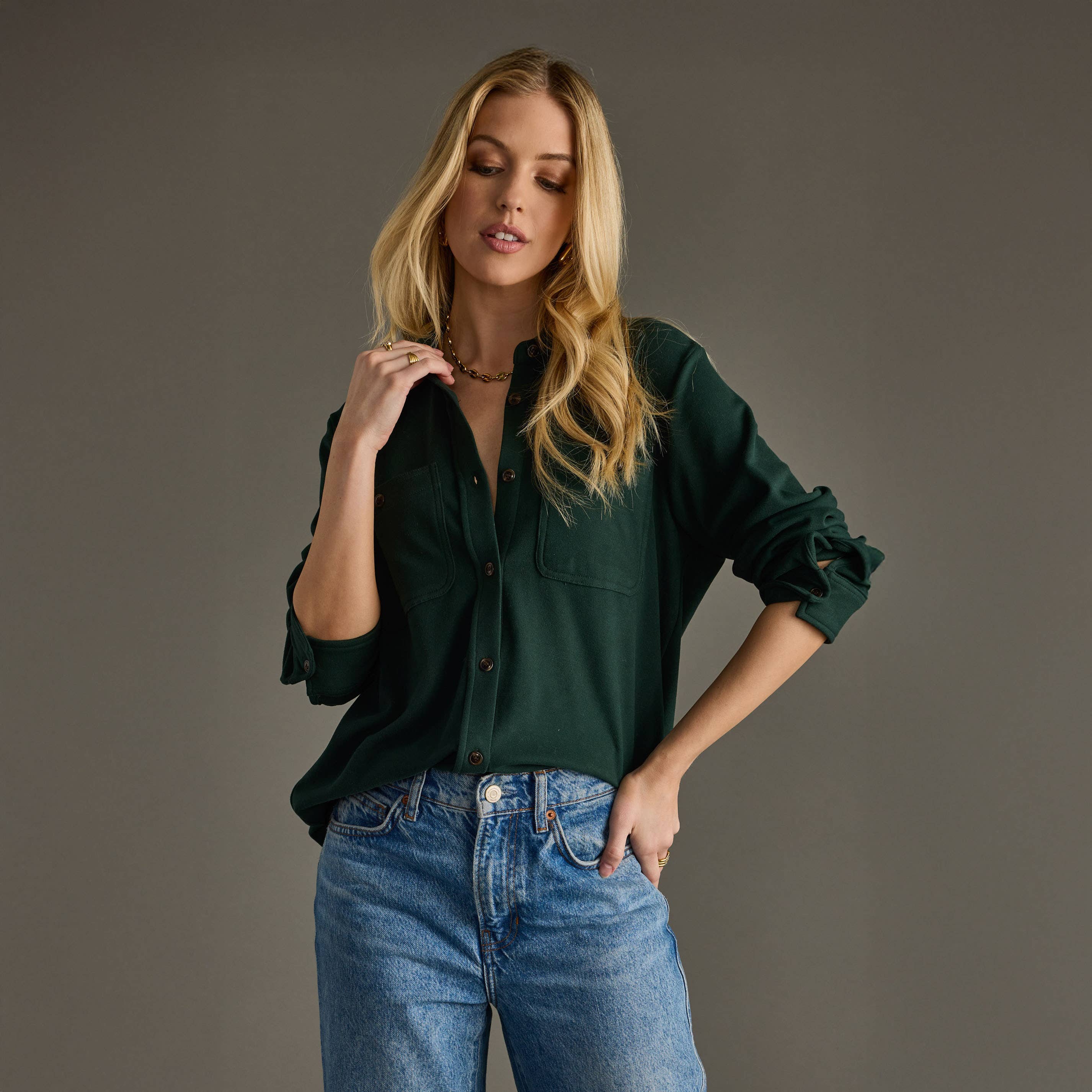 Green Thumb Button Up