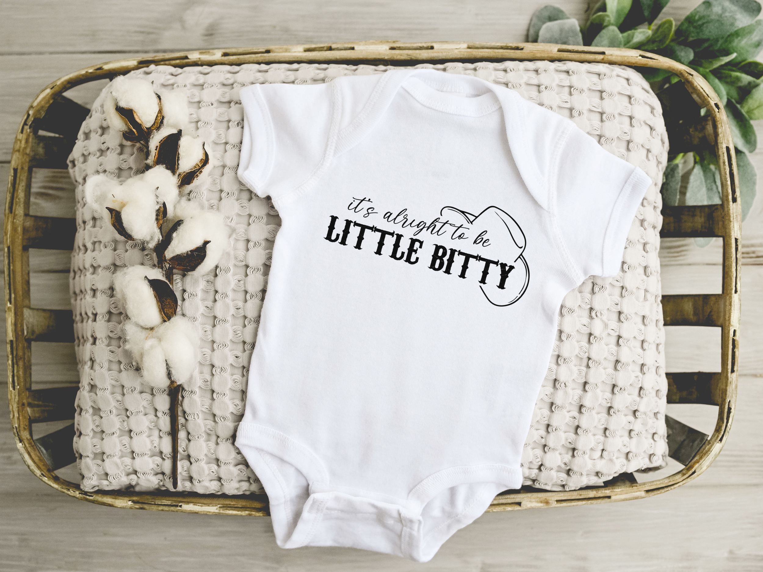 It's Alright To Be Little Bitty Baby Bodysuit