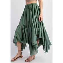 Load image into Gallery viewer, Let ‘Em Talk Asymmetrical Hemline Skirt
